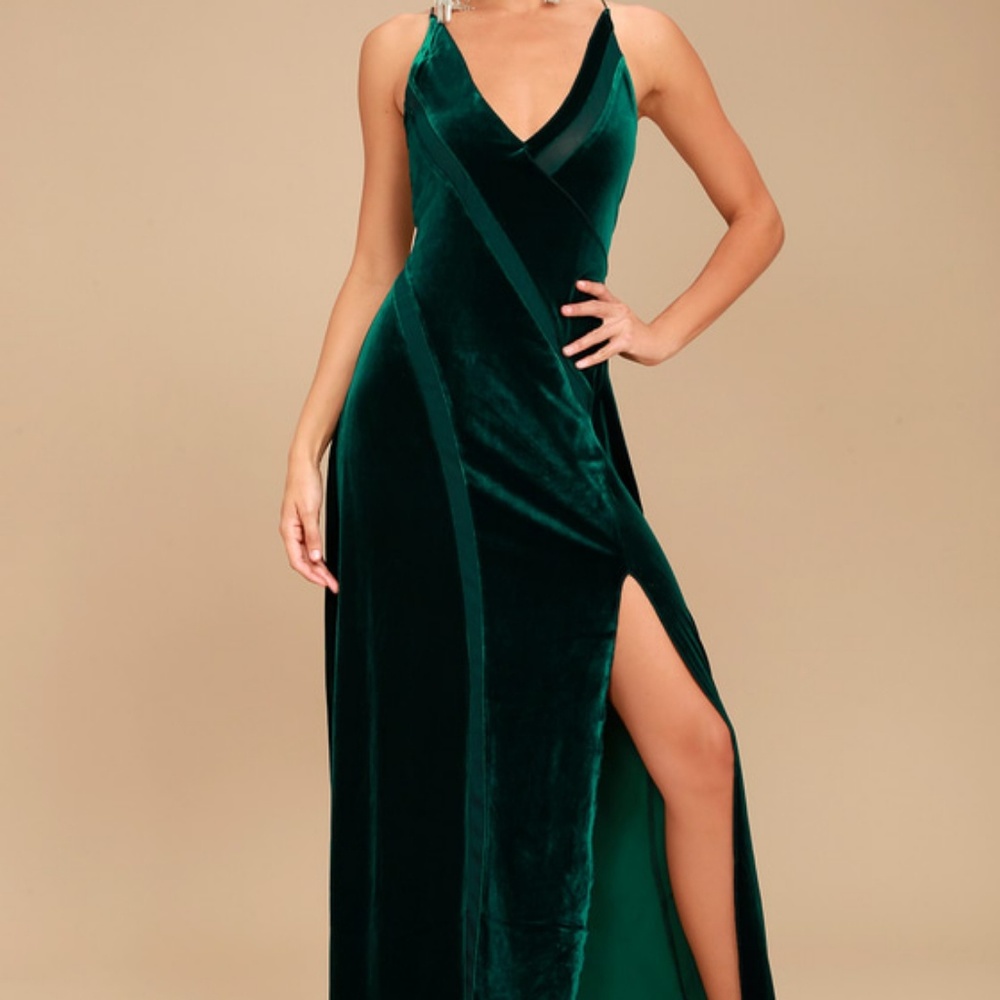 Free People Velvet Maxi Dress